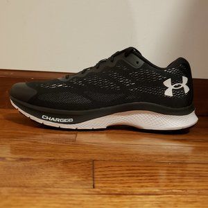 NIB Under Armour Charged Bandit 6 Sz 9.5 3023019-001 Men's Black/White Shoes